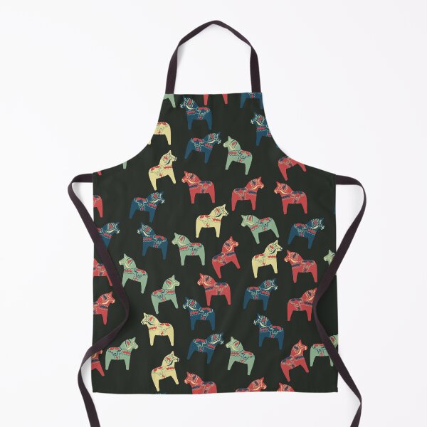 Item preview, Swedish dala horses pattern and sticker pack designed and sold by JokeGysen.