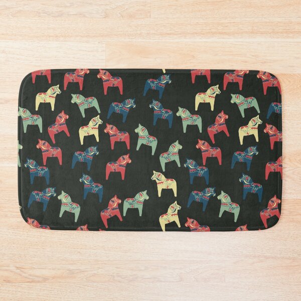 Item preview, Swedish dala horses pattern and sticker pack designed and sold by JokeGysen.