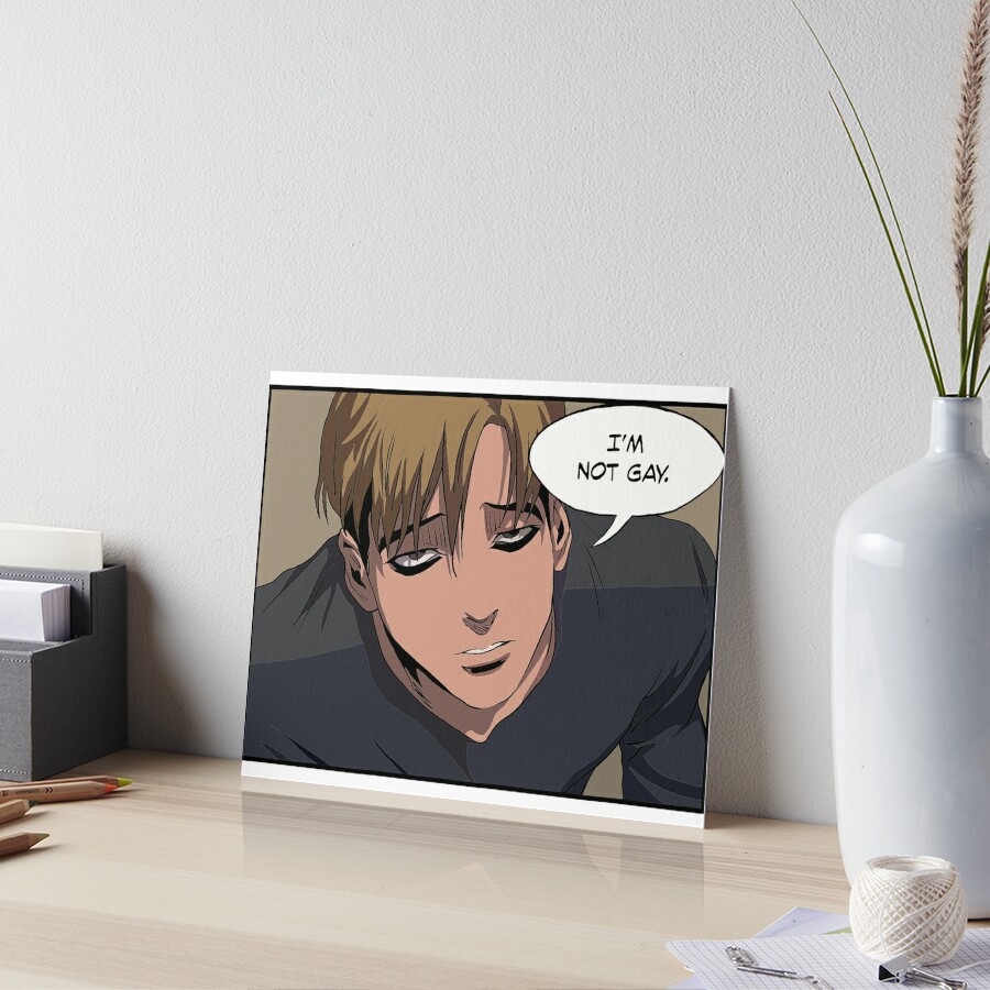 Killing Stalking - Sangwoo I'm Not Gay  Poster for Sale by jenartfart