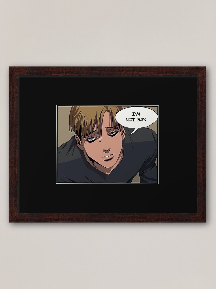 Killing Stalking - Sangwoo I'm Not Gay  Poster for Sale by jenartfart