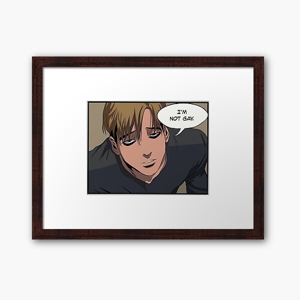 Killing Stalking - Sangwoo I'm Not Gay  Poster for Sale by jenartfart