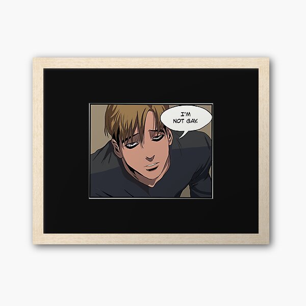 Killing Stalking - Sangwoo I'm Not Gay  Laptop Skin for Sale by