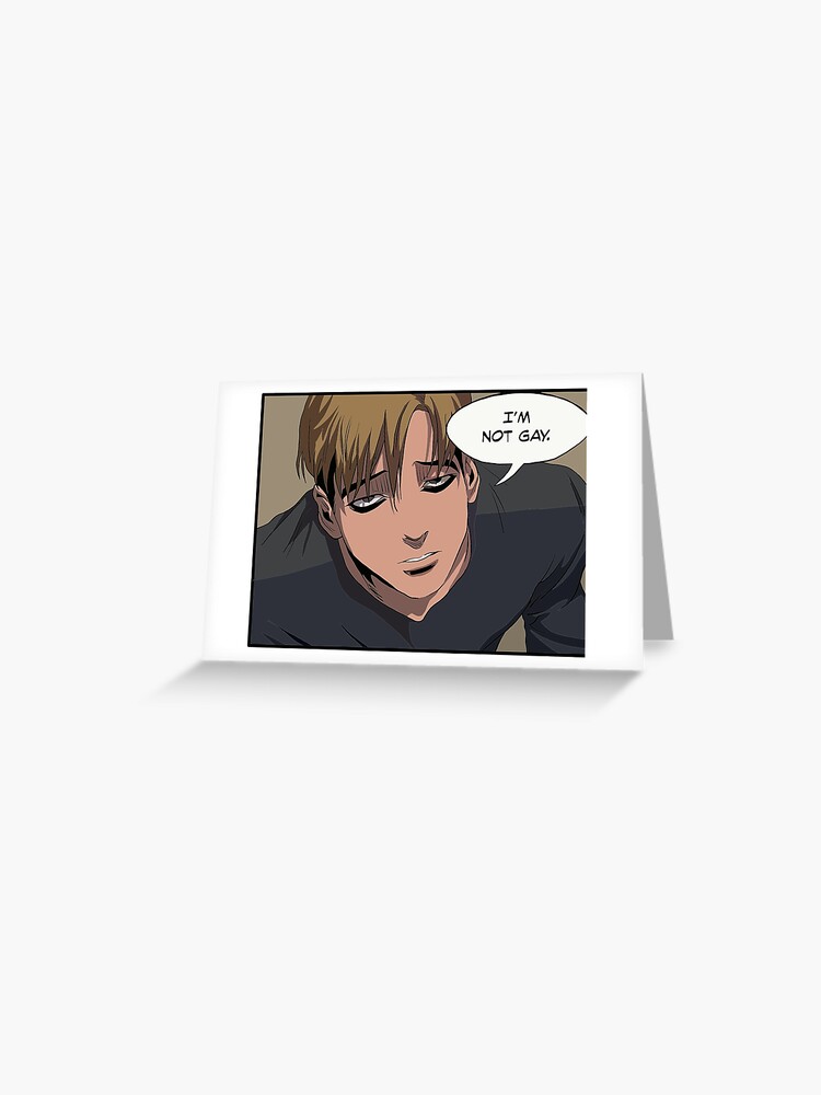 Killing Stalking - Sangwoo I'm Not Gay  Poster for Sale by jenartfart