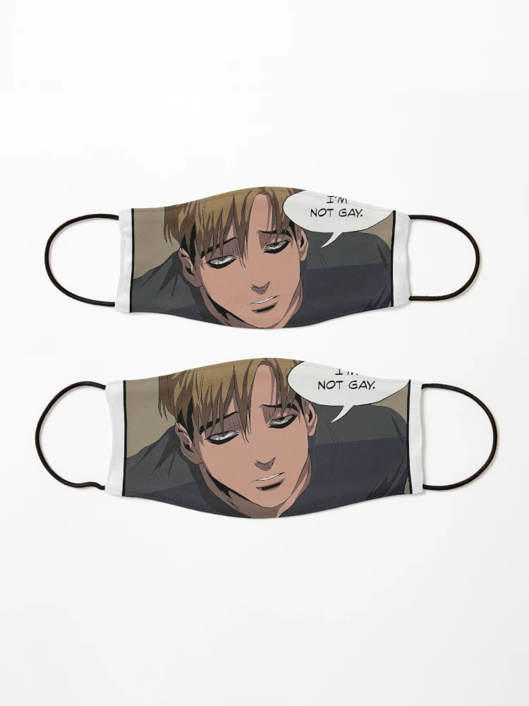 Killing Stalking - Sangwoo I'm Not Gay  Laptop Skin for Sale by