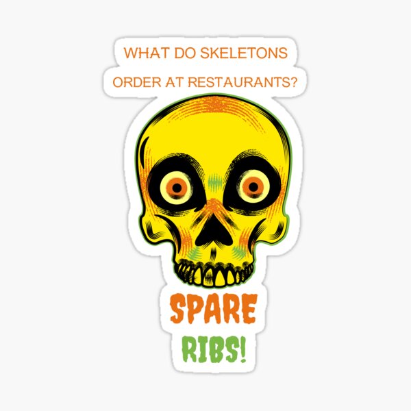 Item preview, Skeleton Halloween Dad Joke designed and sold by HaPenny.