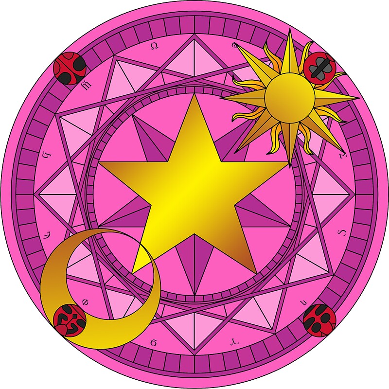 "Cardcaptor Sakura Magic Circle" Stickers by OneNineSix | Redbubble