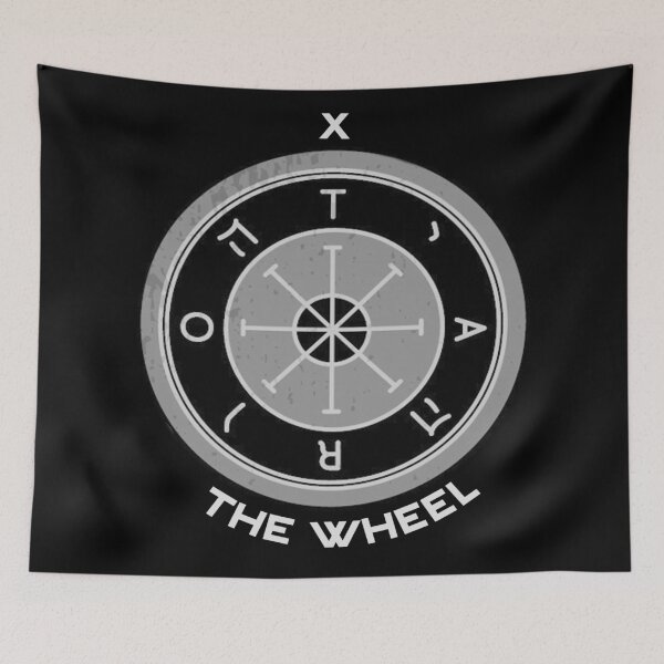 Item preview, The Wheel of Fortune - Major Arcana Tarot Card designed and sold by Coder-T.