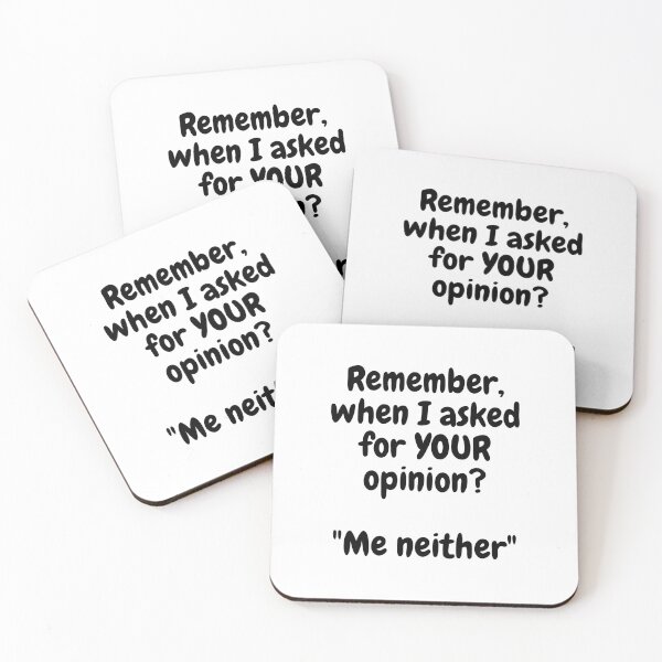 Item preview, No Opinions Required! designed and sold by MeMerchNDice.