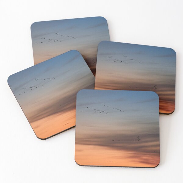 Item preview, From orange to blue and purple. Evening of the cranes designed and sold by Jouko Lehto Photography.