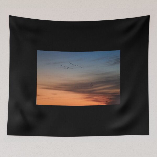Item preview, From orange to blue and purple. Evening of the cranes designed and sold by Jouko Lehto Photography.