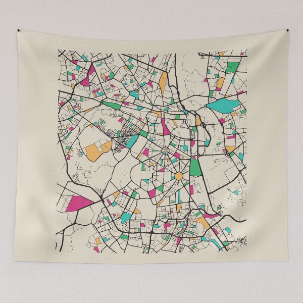 Item preview, New Delhi, India Street Map designed and sold by A Deniz Akerman.