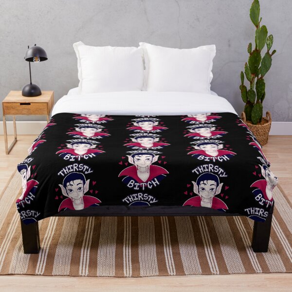 Thirsty Vampire Throw Blanket