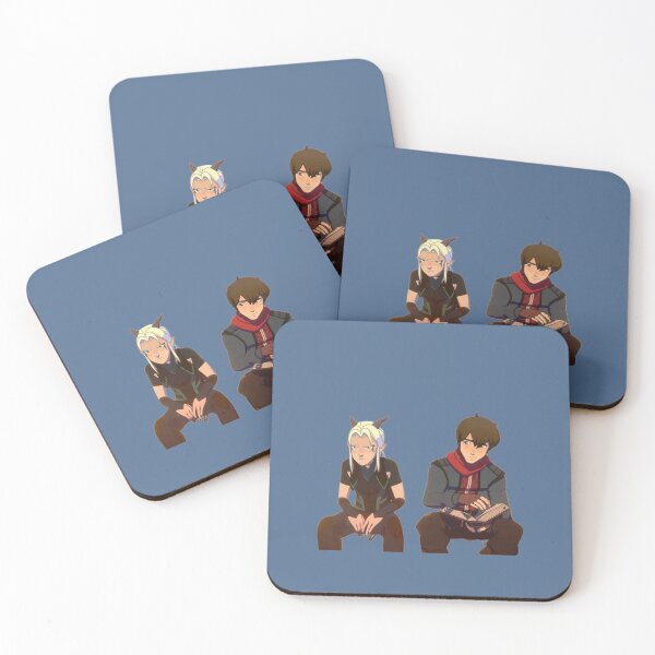 Item preview, The Dragon Prince Shy Rayla and Callum designed and sold by lilstarfighter.