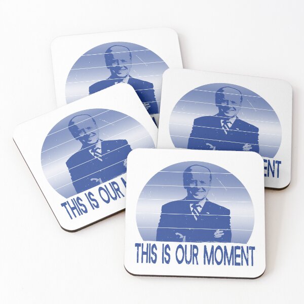Item preview, Joe Biden, This Is Our Moment (Vintage Classic Retro Style - White Blue Distressed Grunge Look - Text United) designed and sold by SassyClassyMe.