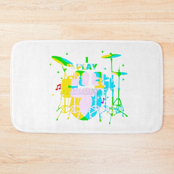 Item preview, Awesome colorful "I Play Drums" Design for the Musically Inclined  designed and sold by AyeAyeBeans.