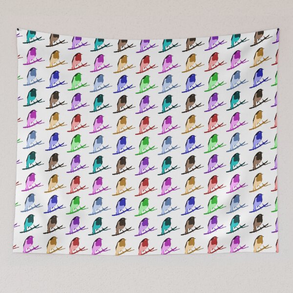 Item preview, Rainbow Robins designed and sold by RainbowFishArt.