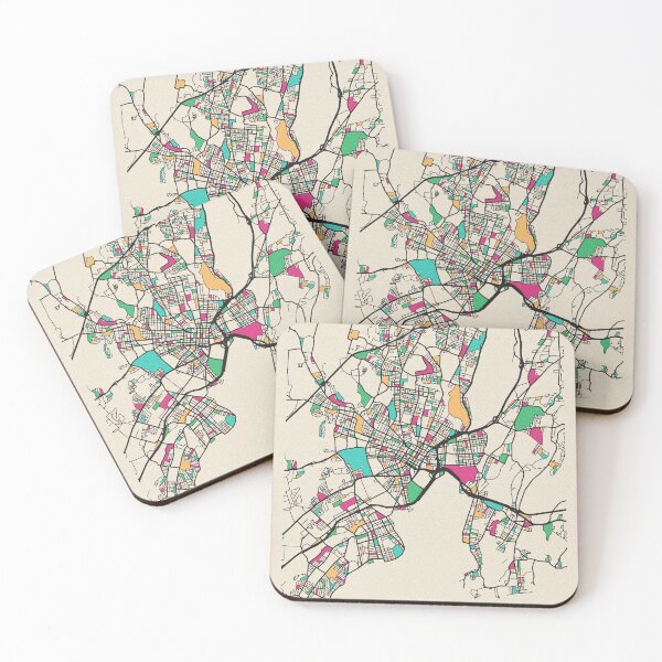 Item preview, New Haven, Connecticut Street Map designed and sold by A Deniz Akerman.
