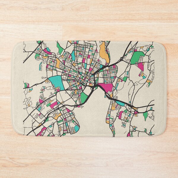 Item preview, New Haven, Connecticut Street Map designed and sold by A Deniz Akerman.