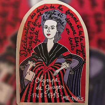 Artwork thumbnail, Olympe de Gouges street art by Sukistic