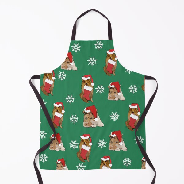 Item preview, Christmas Rough Collie designed and sold by Ami San.