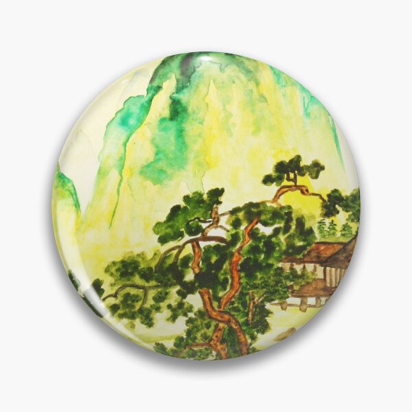 Item preview, Green hills on yellow sky designed and sold by Irina Afonskaya.