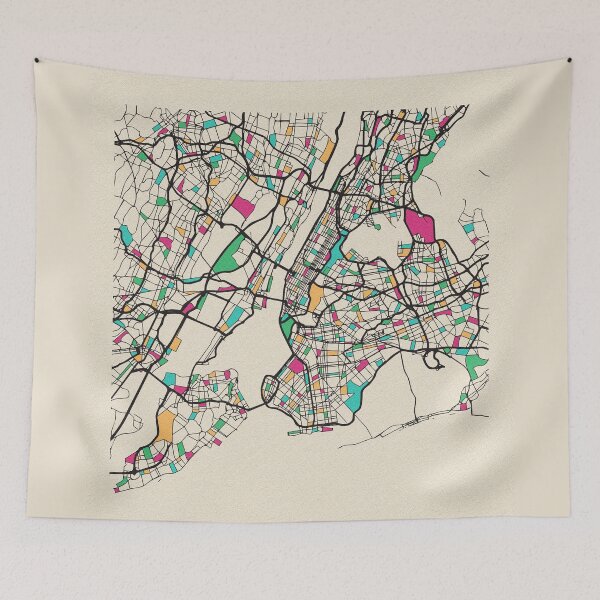 Item preview, New York City, United States Street Map designed and sold by A Deniz Akerman.