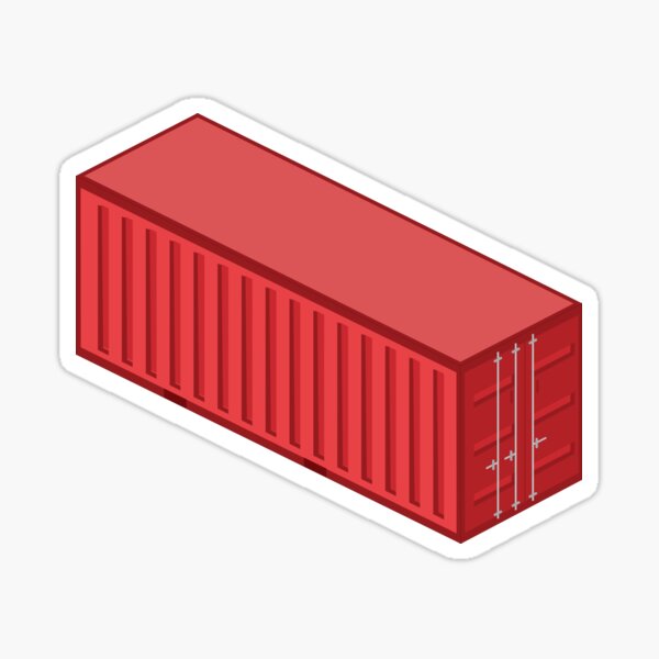 Shipping Container Stickers Sale Redbubble