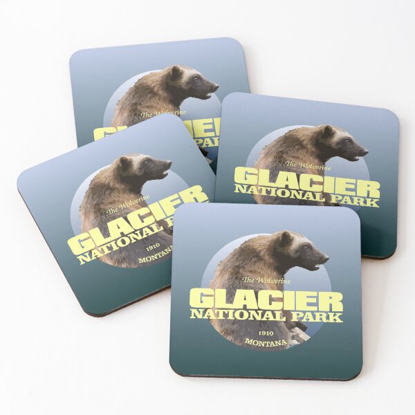 Item preview, Glacier National Park (wolverine)(WT) designed and sold by curranmorgan.