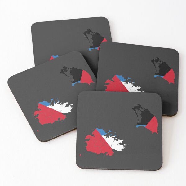 Item preview, Antigua & Barbuda Flag Map with regions designed and sold by Alo.