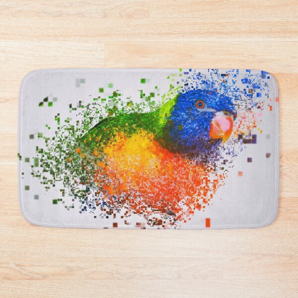 Item preview, The Pixelated Lorikeet designed and sold by Steven Jodoin.