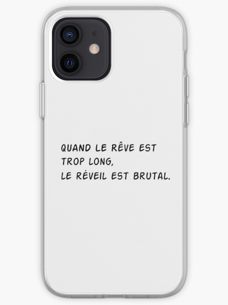 Coque Iphone Citation Ninho Par Random11111 Redbubble