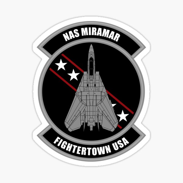 NAS Miramar Fightertown USA - F-14 Tomcat Sticker