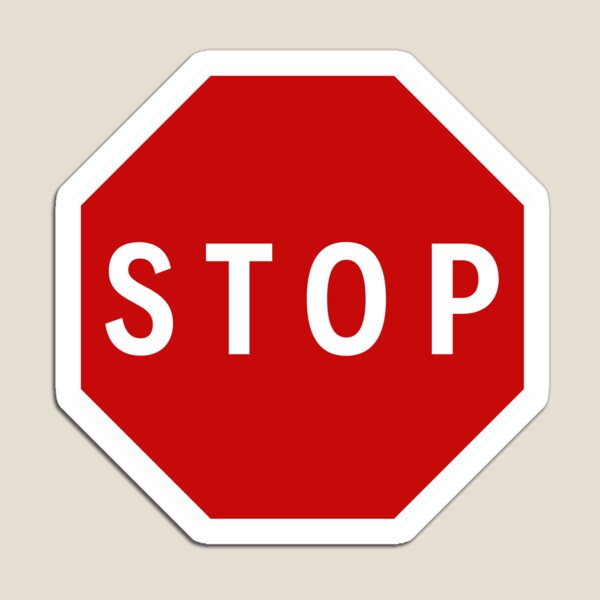 Item preview, Stop symbol sign - black background designed and sold by LeenDesign.