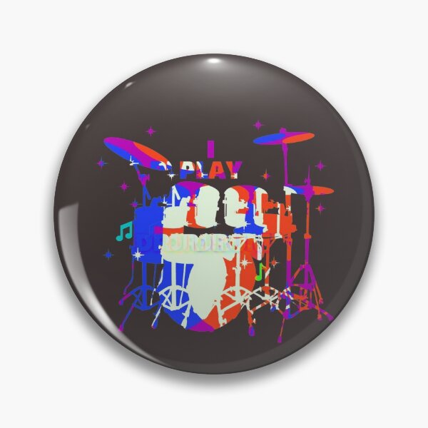 Item preview, USA Flag Colors "I Play Drums" Design for the Musically Inclined  designed and sold by AyeAyeBeans.