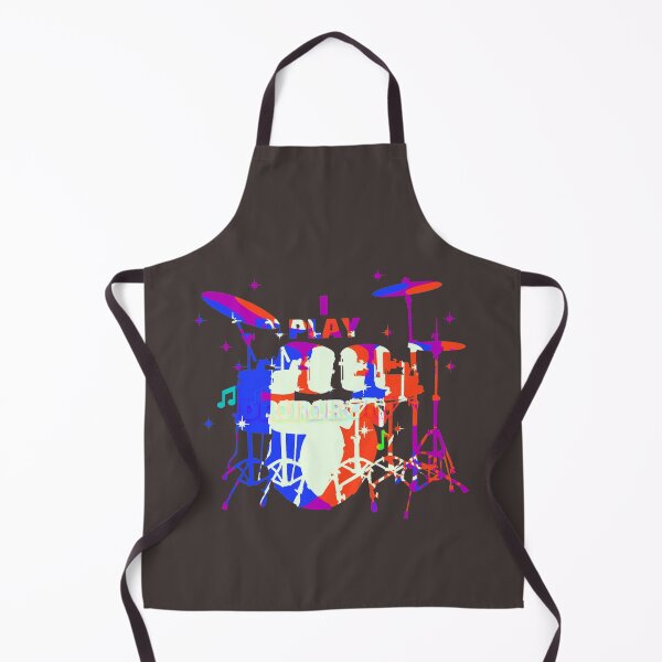 Item preview, USA Flag Colors "I Play Drums" Design for the Musically Inclined designed and sold by AyeAyeBeans.