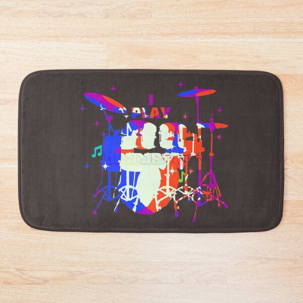 Item preview, USA Flag Colors "I Play Drums" Design for the Musically Inclined  designed and sold by AyeAyeBeans.