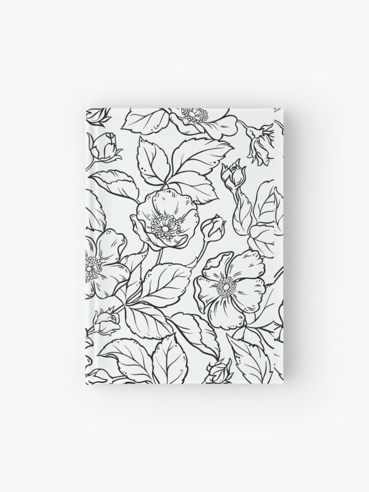 Imagen 1 de 3, Cuaderno de tapa dura con la obra flores, diseñada y vendida por Lapetiteredac.