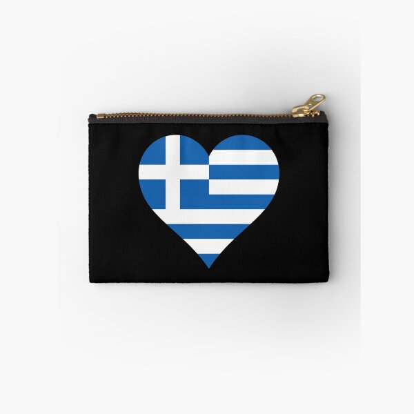 Item preview, Greece Greek flag flag heart designed and sold by GeogDesigns.