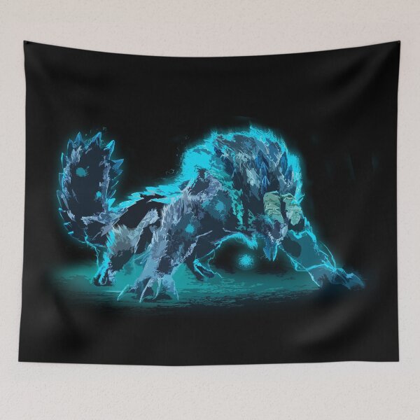 Item preview, Neon Zinogre Painting MHW designed and sold by NawbuSmart.