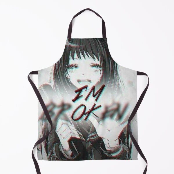 Item preview, Anime Girl - I'm Okay! designed and sold by WittyMillennial.