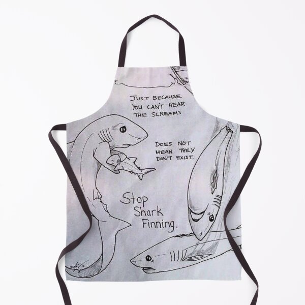 Item preview, Stop Shark Finning - Go Vegan! designed and sold by WittyMillennial.