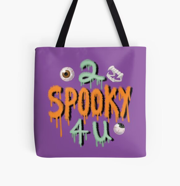 2 Spooky 4 U All Over Print Tote Bag