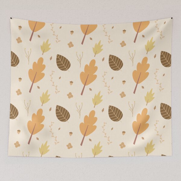 Item preview, Orange Autumn Fall Leaves - Cute Nature Patterns  designed and sold by Skinpedia.