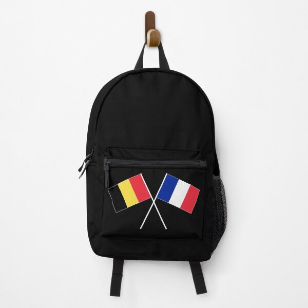 Item preview, Belgium crossed France flag with flag designed and sold by GeogDesigns.