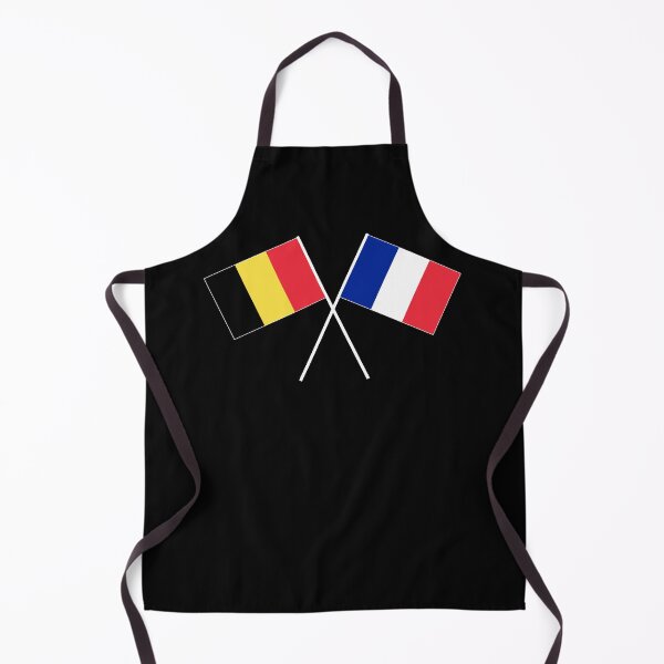 Item preview, Belgium crossed France flag with flag designed and sold by GeogDesigns.