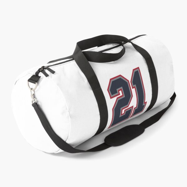 Item preview, 21 Navy Grey Red Sports Number Twenty-One designed and sold by HelloFromAja.