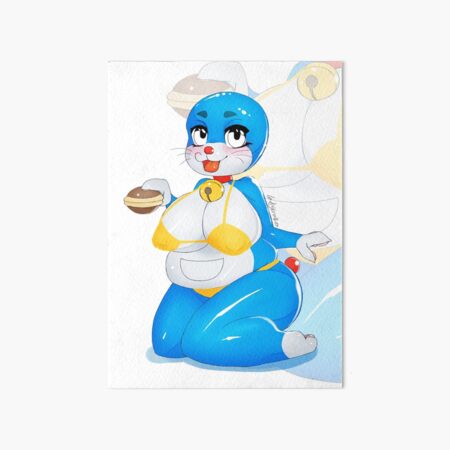 Dorayaki Monster Art Board Print