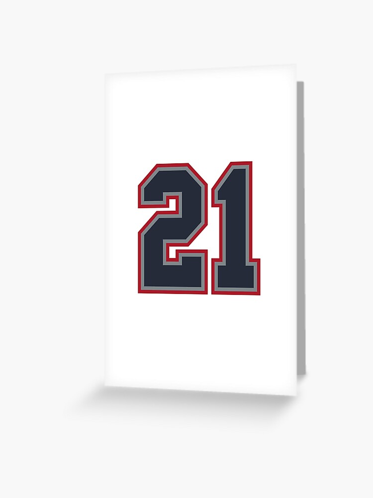 42 Navy Grey Red Sports Number Fourty-Two Sticker for Sale by HelloFromAja