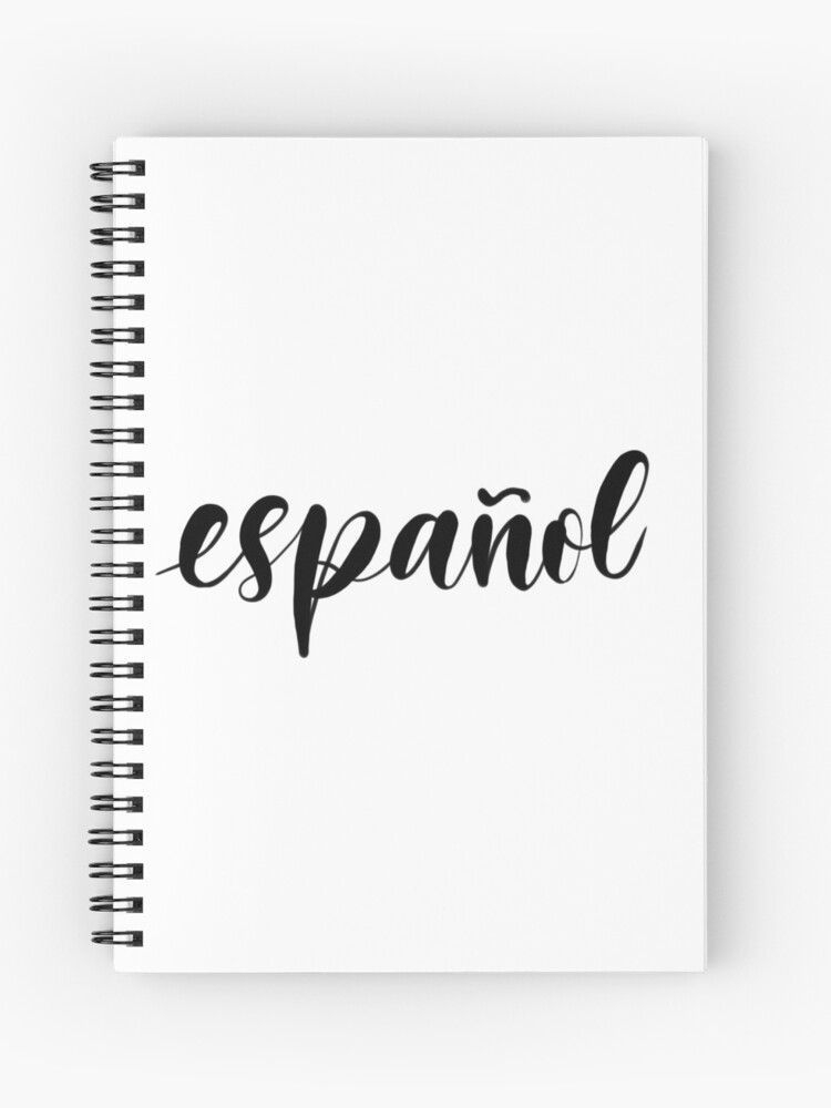 Español Calligraphy | Spiral Notebook