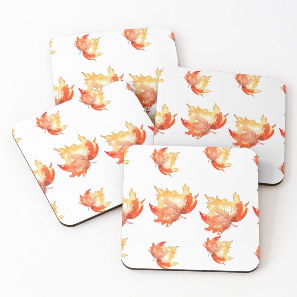 Item preview, Maple leaves autumn leafy pattern design designed and sold by Moussa Sussi.